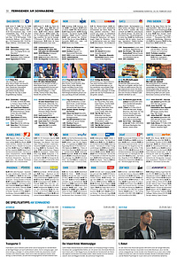 Fernsehen am Sonnabend